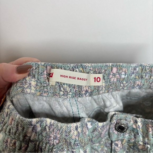 Levi’s HIGH RISE BAGGY CARGO PANTS BIG GIRLS size 10 - Picture 10 of 12